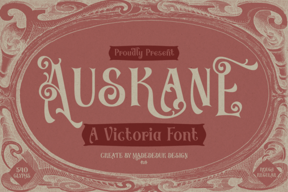 Auskane: A Victorian Display Font for Elegant Web Design