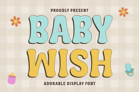 Baby Wish Display Font for Branding