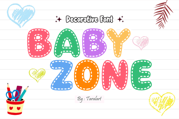 Babyzone Regular: A Playful Display Typeface for Editorial Design