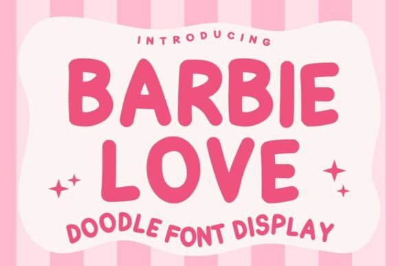 Barbielove Regular: A Playful Display Font for Web Design