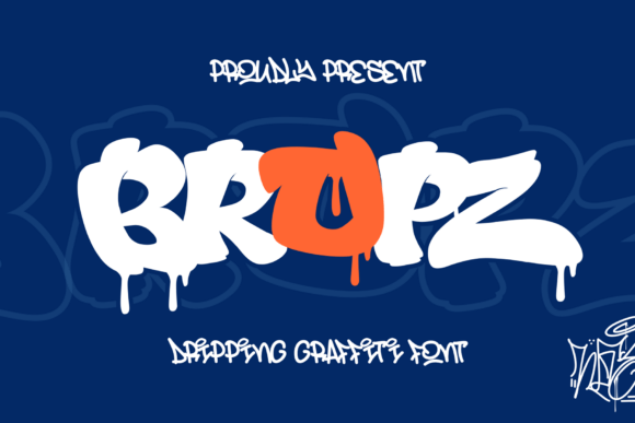 Bropz Font for Bold Street-Style Branding