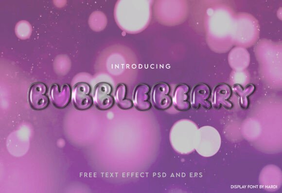 Bubbleberry Font Review for Playful Branding