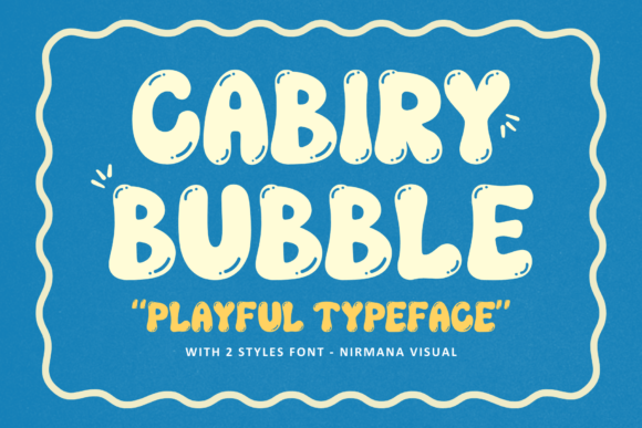 Cabiry Bubble: A Playful Display Font for Modern Editorial Design