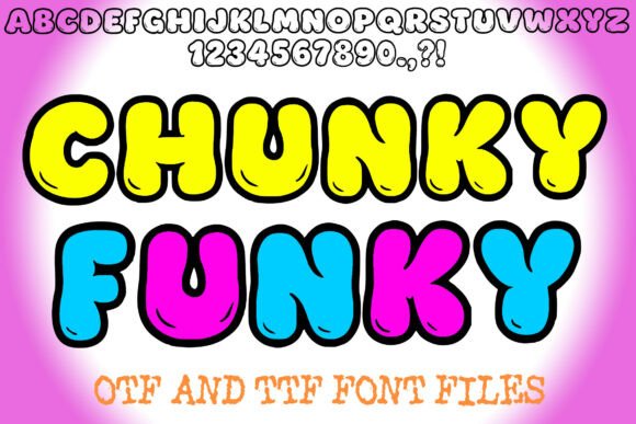 Chunky Funky: A Bold Display Font for Web Design