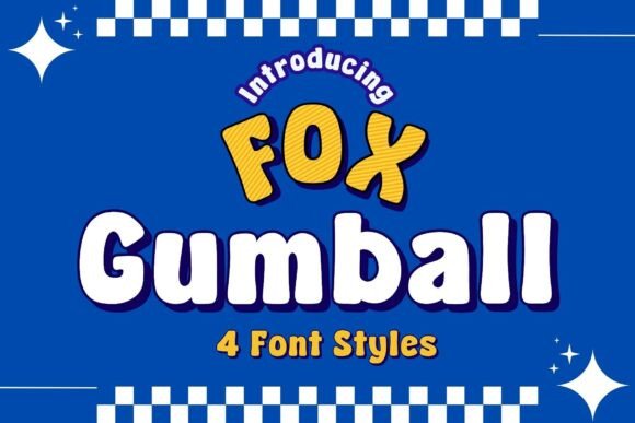 Fox Gumball Typeface for Playful Branding