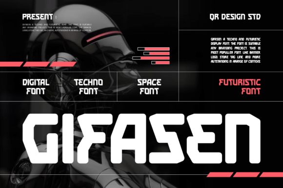 Gifasen: A Bold Display Font for Modern Brands