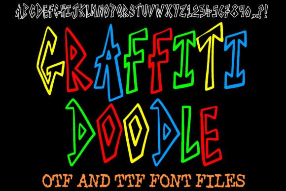 Graffiti Doodle Font for Bold Web Headlines