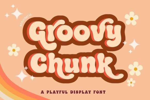 Groovy Chunk: A Retro Display Font for Editorial Design