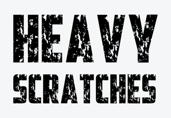 Heavy Scratches: A Bold Display Font for Digital Impact