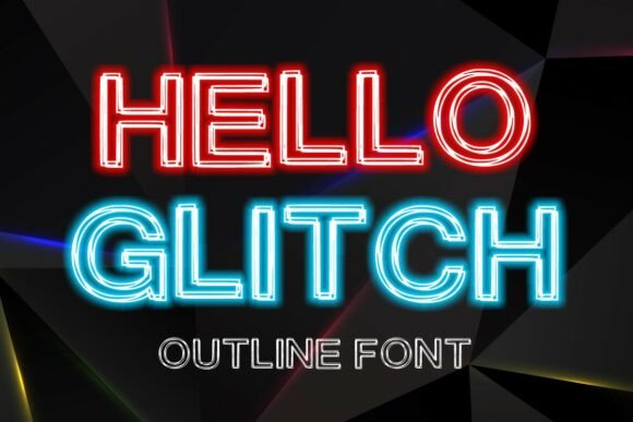 Hello Glitch: A Friendly Display Font for Modern Web Design