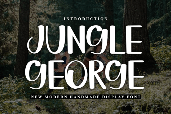 Jungle George: A Warm Display Font for Brands