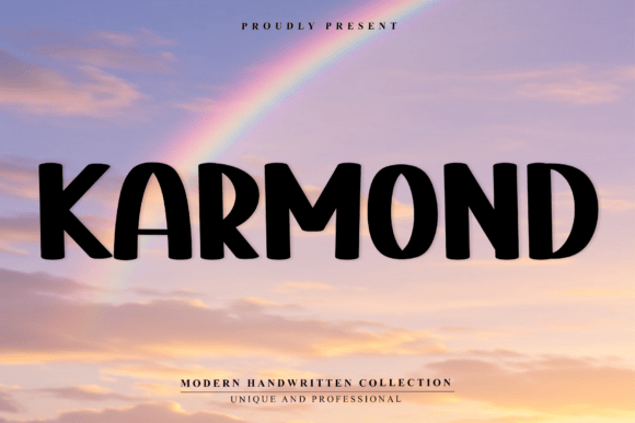 Karmond: A Warm Handwritten Typeface for Editors