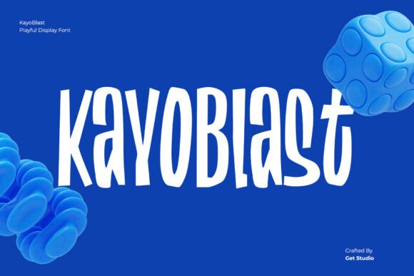 Kayoblast: The Bold Display Font for Scroll-Stopping Content