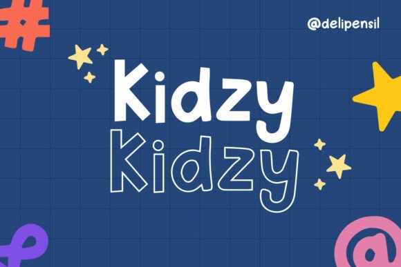 Kidzy: The Playful Handwriting Typeface for Makers