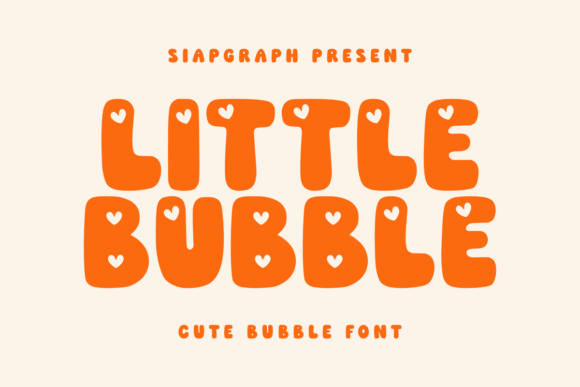 Little Bubble: A Playful Display Font for Editorial Design