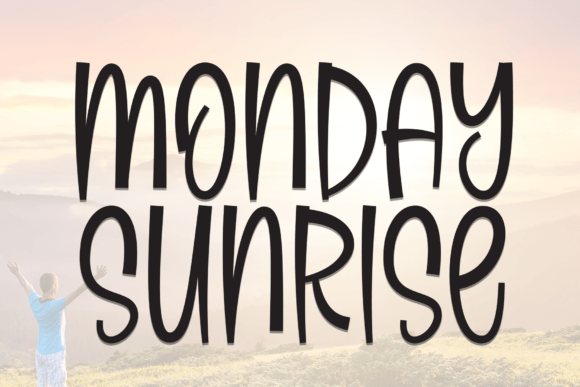 Monday Sunrise: A Friendly Display Font for Modern Web Design