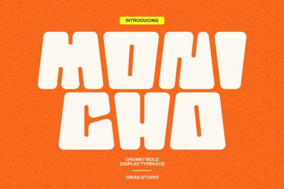 Monicho Typeface for Bold Brand Identity