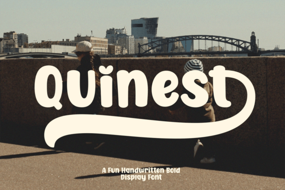 Quinest: A Bold Handwritten Display Font for Branding