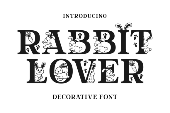 Rabbit Lover Font: A Whimsical Display Typeface Review