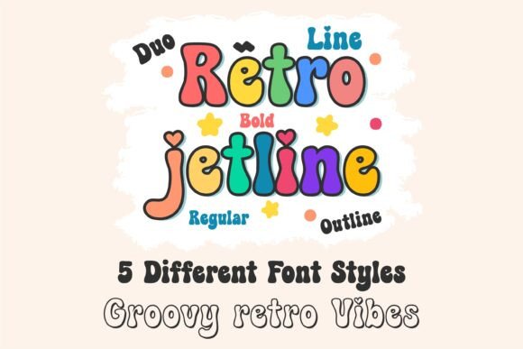 Retro Jetline: The Ultimate Display Font for Branding