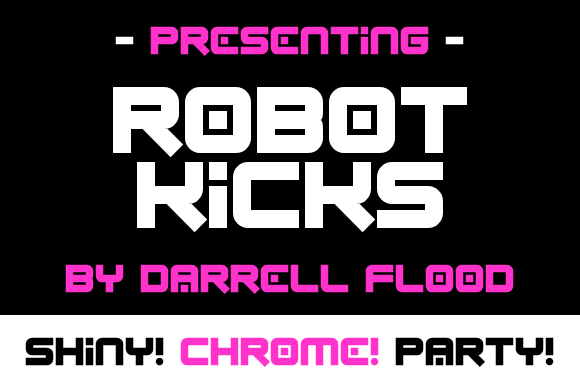 Robot Kicks: A Futuristic Display Font Review