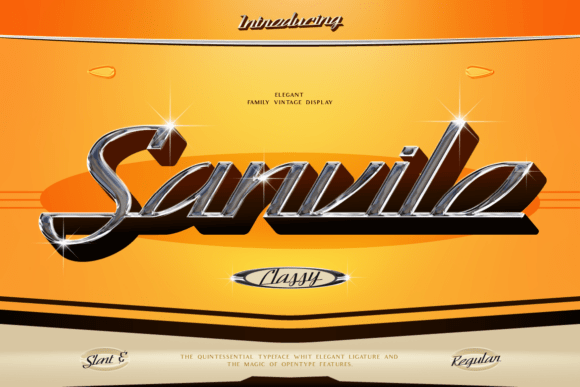 Sanvilo: The Vintage Display Font for Modern Branding
