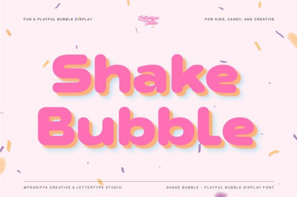 Shakebubble Regular Typeface Review