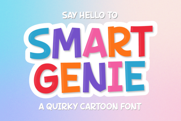 Smart Genie Font: A Playful Typeface for Editorial Design