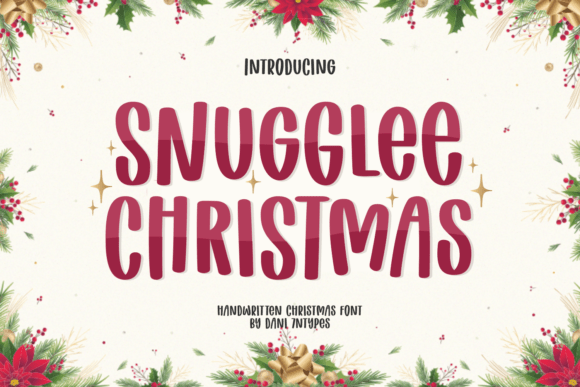 Snugglee Christmas: A Festive Display Font for Holiday Publishing