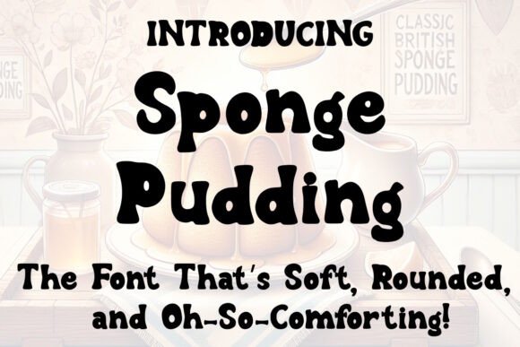 Sponge Pudding: A Plump Display Font for Web Design