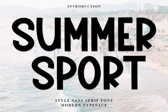 Summer Sport Font for Friendly Branding