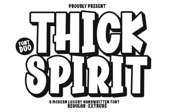 Thick Spirit Font Review for Bold Branding