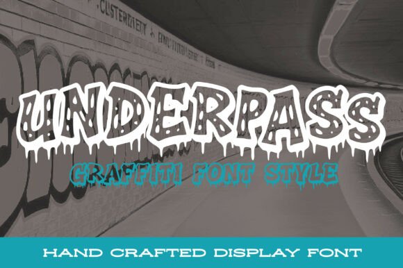 Underpass: A Raw Display Font for Bold Editorial Design