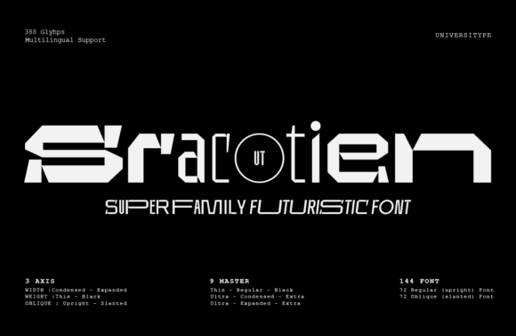 Ut Sracotien: The Ultimate Display Font for Modern Design
