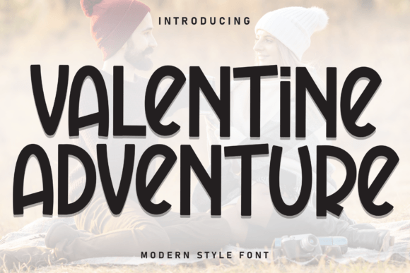 Valentine Adventure: A Playful Display Font for Editors