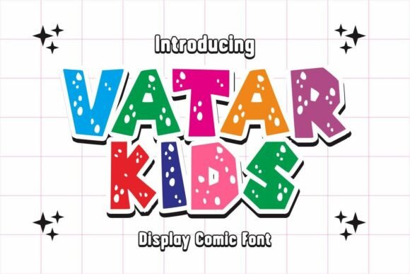 Vatar Kids Typeface for Playful Campaigns