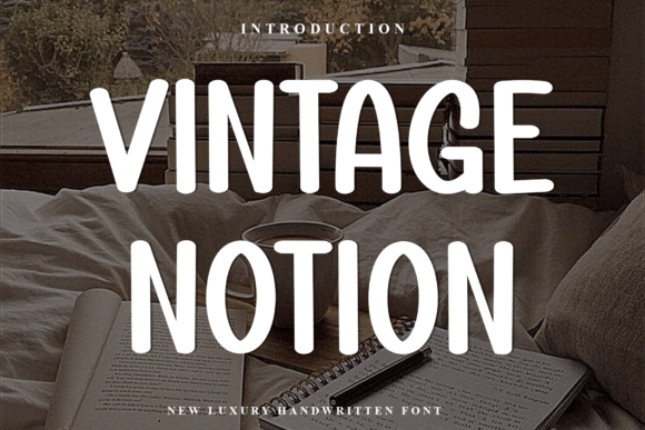 Vintage Notion: A Festive Display Font for Holiday Branding