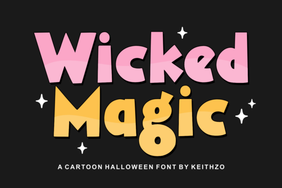 Wicked Magic Typeface for Playful Branding