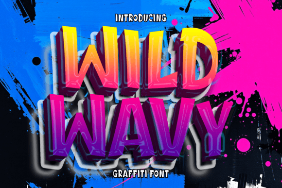 Wild Wavy Typeface for Bold Urban Branding